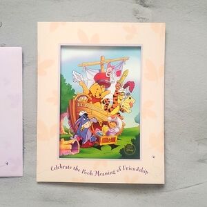 Disney Celebrate The Pooh Meanin of freind Lithograph Disney Store Performance